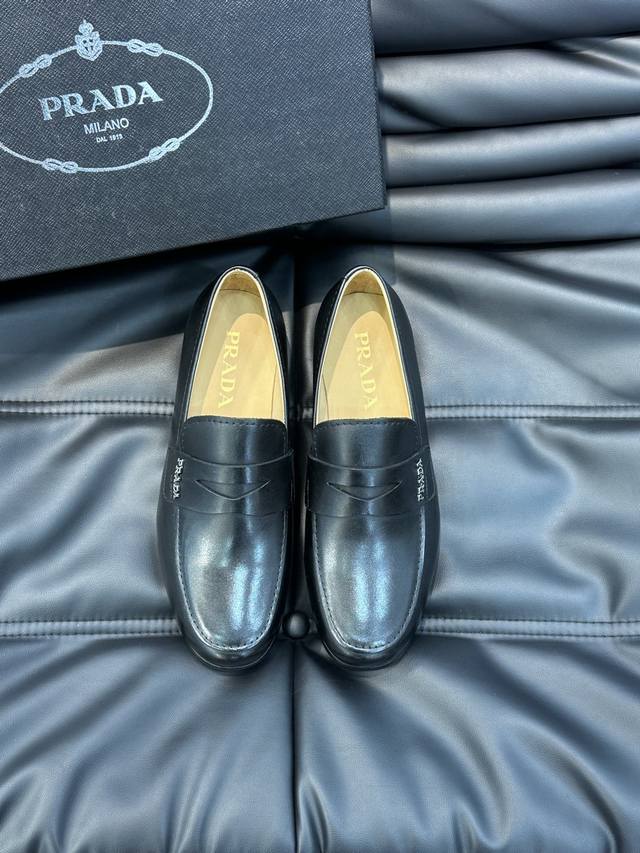 p Original Men's Formal Business Leather Shoes Genuine Leather Sole Imported