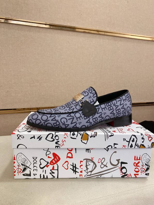 Factory P Price Dg Top Men's Leather Shoes Are On Sale Simultaneously. Uppers Ar