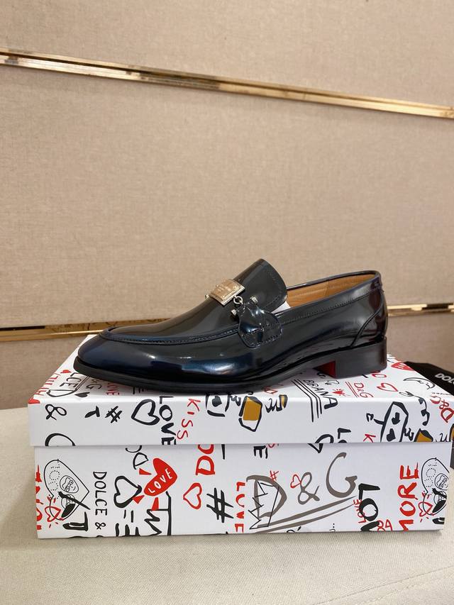 Factory P Price Dg Top Men's New Leather Shoes Are On Sale Simultaneously. Upper