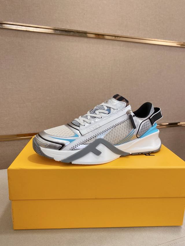 Factory P High Price Version Fendi Fendi Men's Latest Casual Shoes Counter Simul