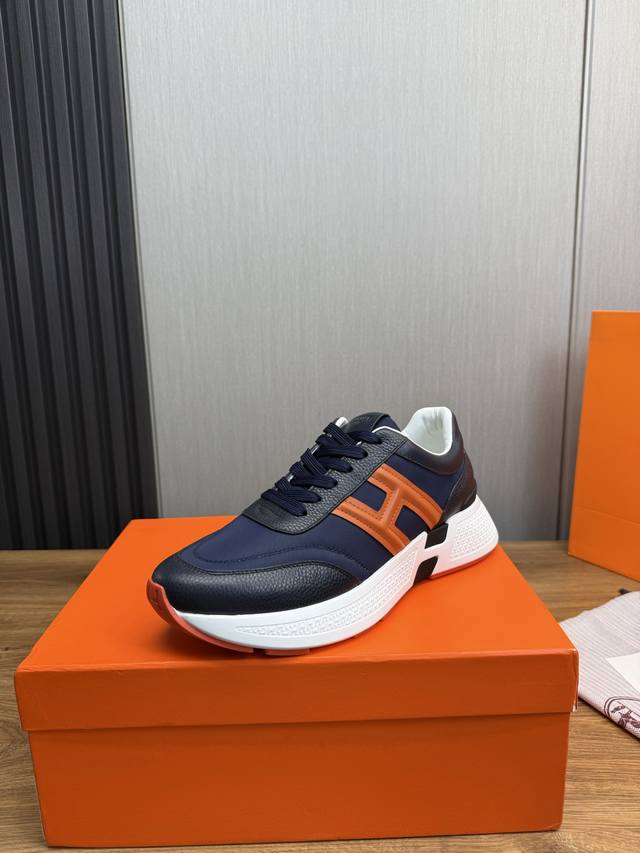 Factory P Price Hermes.H Men's Shoes Counter Hot Sale Official Website Synchrono