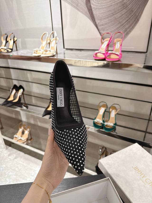 ixia 95 Fabric: Crystal Decoration Mesh Lining: Sheepskin Heel Height: 95Mm S