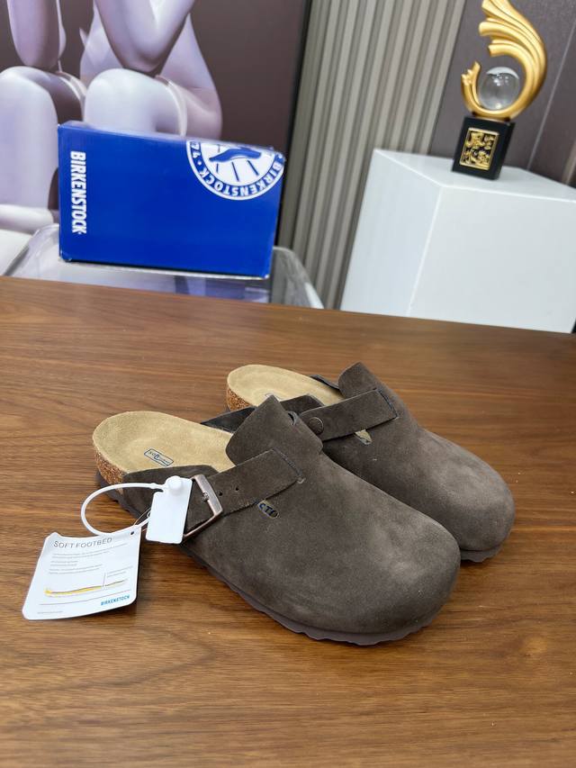 Real Price Birkenstocks Closed Toe Half-Slip Sandals No Excessive Decoration, Ve