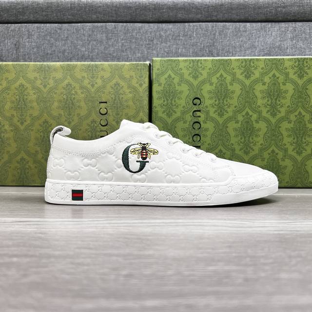 Factory Price P Gucci's New Casual Sports Shoes Uppers Are Made Of Top-Layer Cow