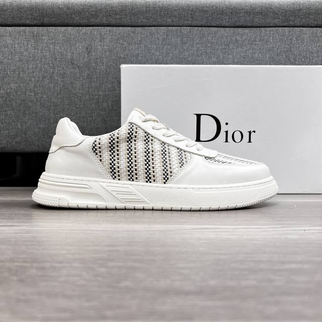 Factory Price P Dior's New Casual Sports Shoes Uppers Are Made Of Top-Layer Cowh