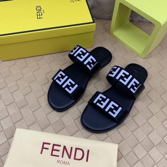 Factory P Price Top Purchasing Fendi Men's Spring And Summer Slippers Counter Sy