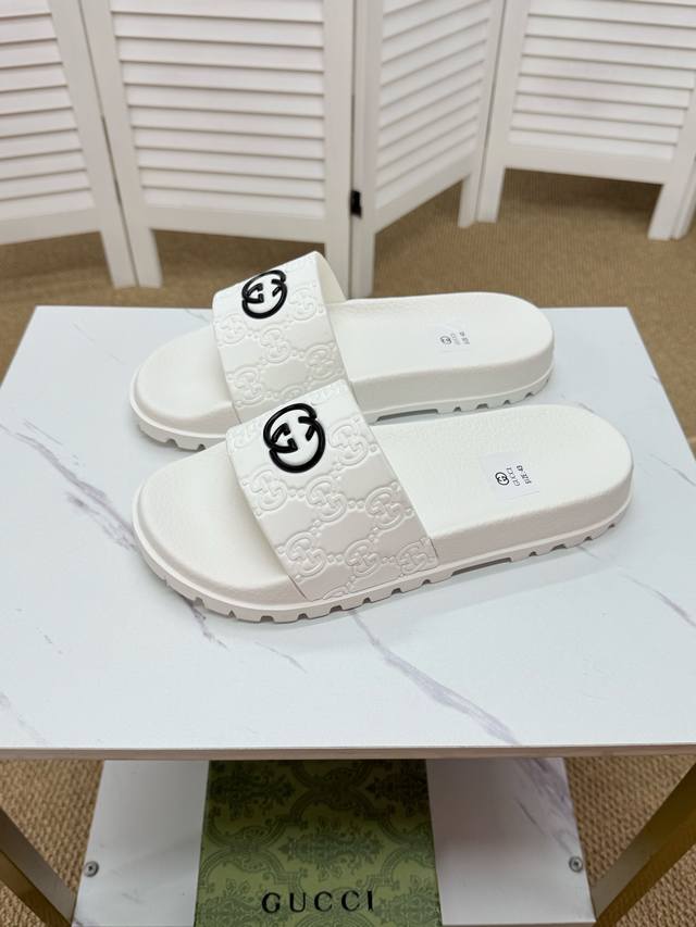 Real Price Couple Model Gucci-Gucci All-Match Casual Slippers Imported Original