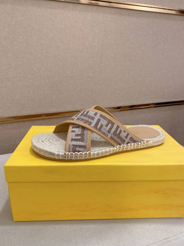 Factory P Price Fendi~Fendi Slippers Men's Shoes High-End Brand Official Website