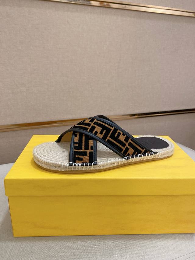 Factory P Price Men's Men's Sports Shoes Original Fendi~Fendi Slippers Men's Sho