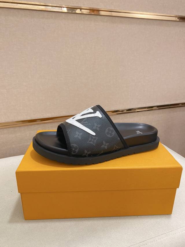 Factory P Price Lv Create Top Purchasing Men's Spring And Summer Slippers Counte