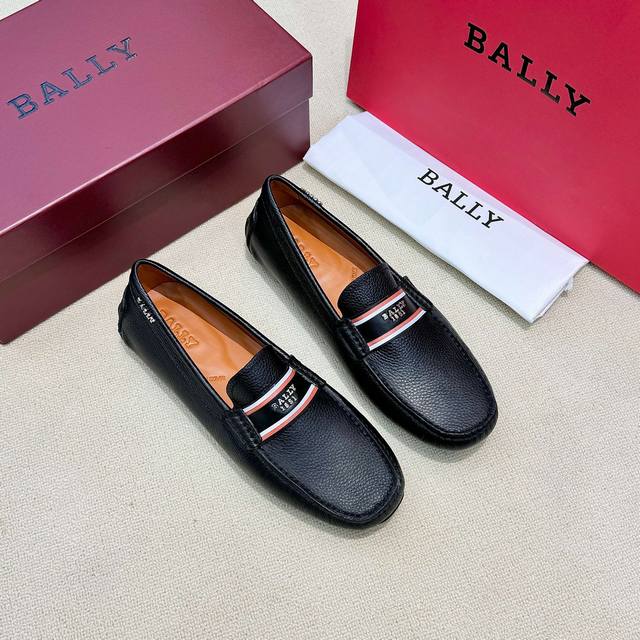 Factory Price Men's Men's Sports Shoes Original Single This Black Bally Men's Dr