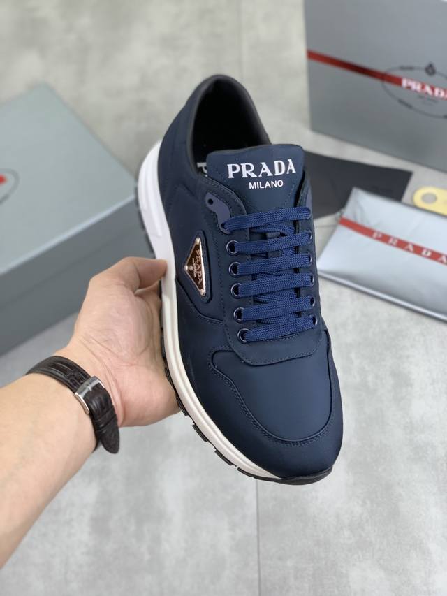 Factory P Price Men's Sports Shoes Original High Version New Prada Prada Synchro