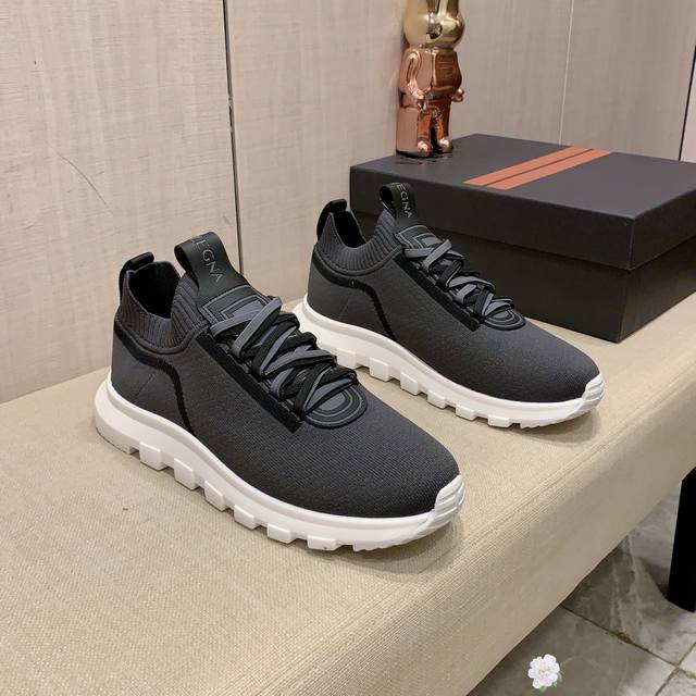 Factory Price Men's Men's Sports Shoes Original Zegna* Latest Hot Casual Shoes T