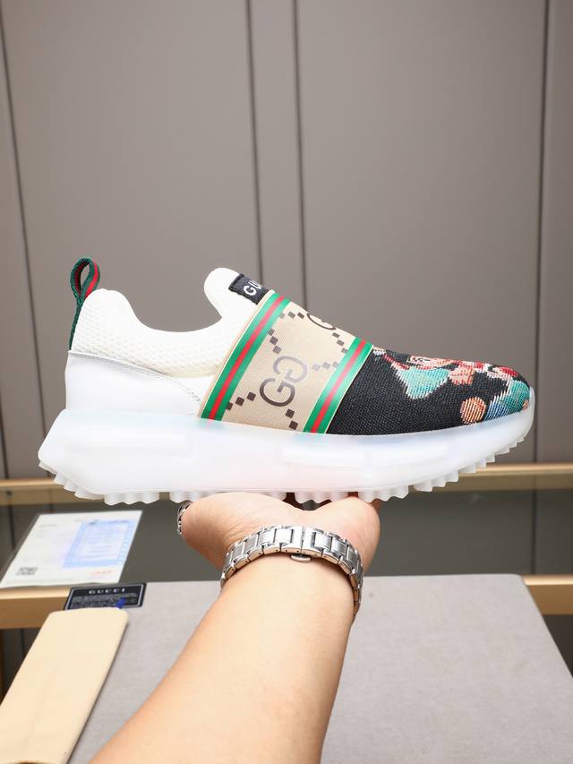 Factory P Price Men's Men's Sports Shoes Original Gucci Uses Imported High-Densi