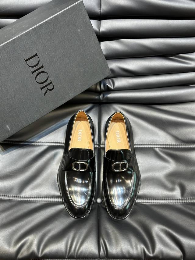 dio*Men's Formal Leather Shoes With Large Soles. Imported Top Layer Cowhide L