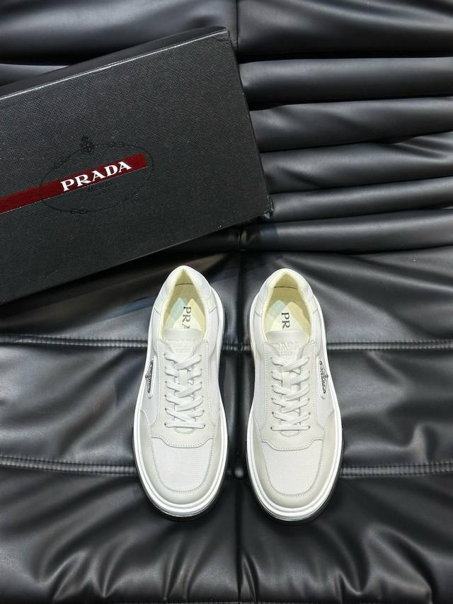 prada Prada - High-End Quality Original, Air-Pressed Brand Logo On The Shoe B