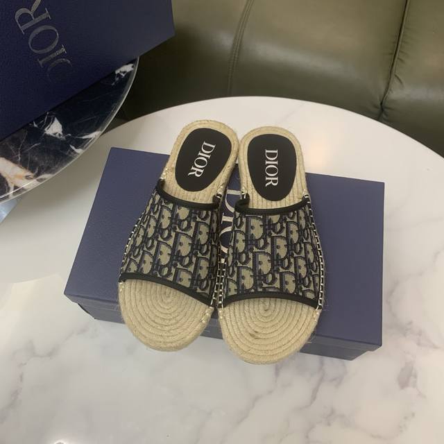 Factory P Price High-End Version Dior Men's Slippers High-End Atmosphere And Hig