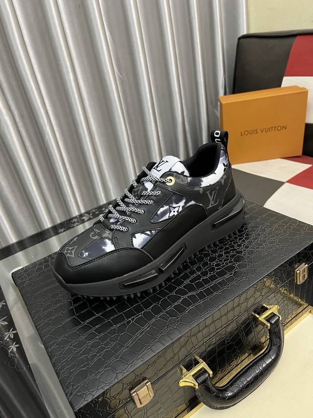 Louis Vuitton Lv Dad Shoes With Big Soles, Popular Casual Sports Shoes, Breathab