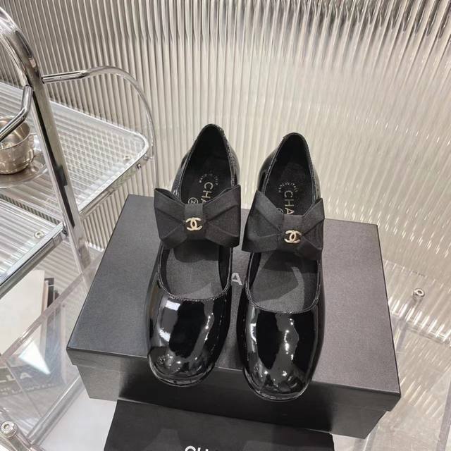 p Direct Selling Women's Shoes Factory P Chanel 24C Early Spring New Bow Mary