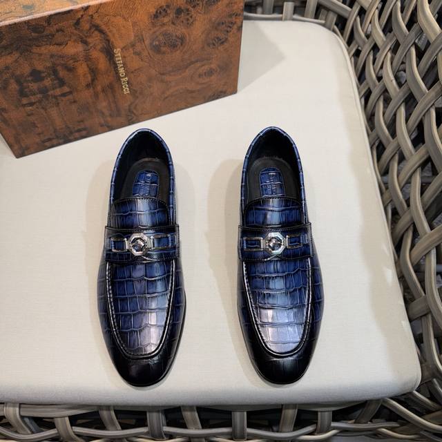 stefano Ricci High-End Men's Formal Casual Leather Shoes High-End Atmosphere