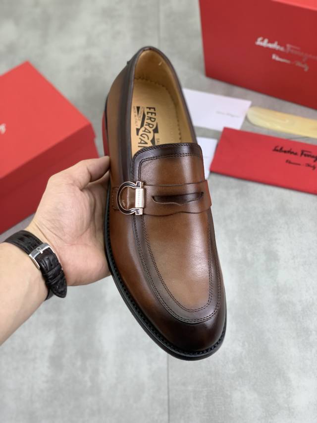 Factory P Price P Real Price Water-Dyed Cow Lining Salvatore Ferragamo Ferragamo