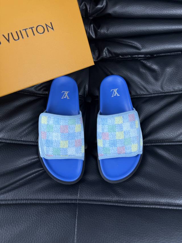 38-45 Louis V* High-End Boutique Luxury Slippers 1:1 High-End Quality Leisure