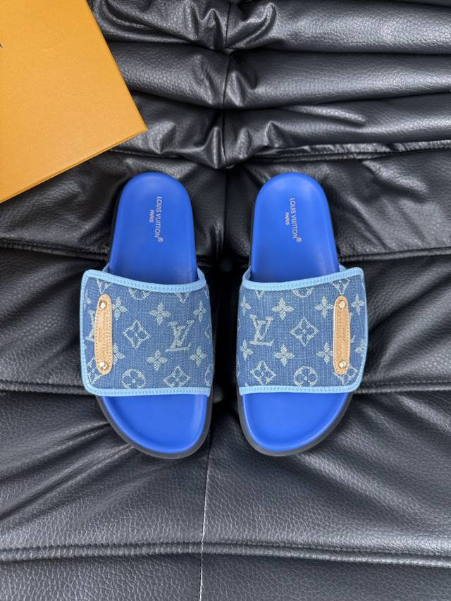 38-45 Louis V* High-End Boutique Luxury Slippers 1:1 High-End Quality Leisure