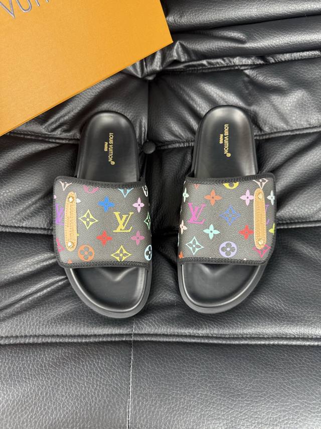 38-45 Louis V* High-End Boutique Luxury Slippers 1:1 High-End Quality Leisure