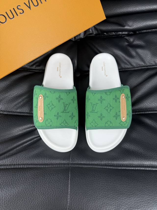 38-45 Louis V* High-End Boutique Luxury Slippers 1:1 High-End Quality Leisure