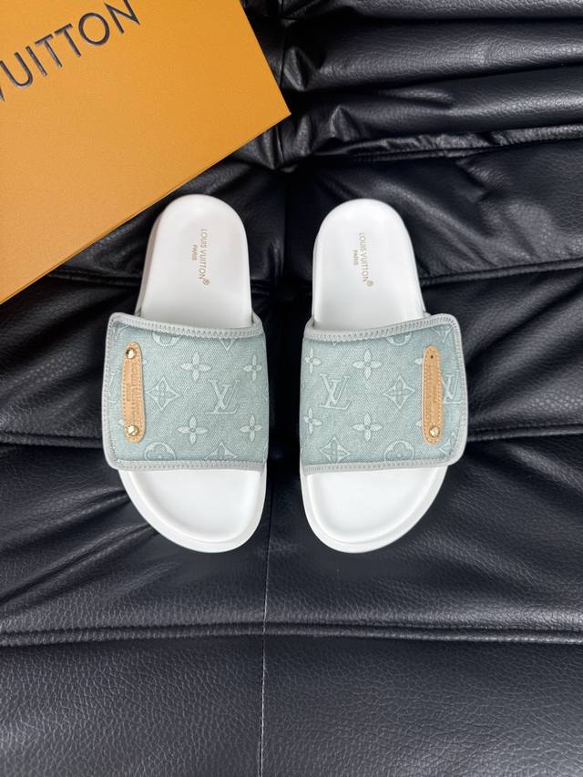 38-45 Louis V* High-End Boutique Luxury Slippers 1:1 High-End Quality Leisure