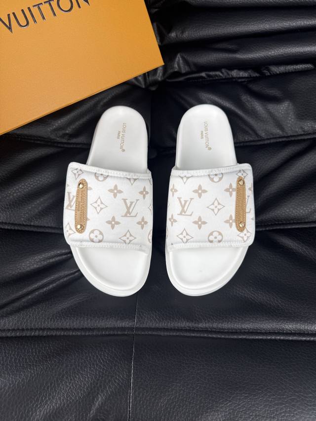 38-45 Louis V* High-End Boutique Luxury Slippers 1:1 High-End Quality Leisure