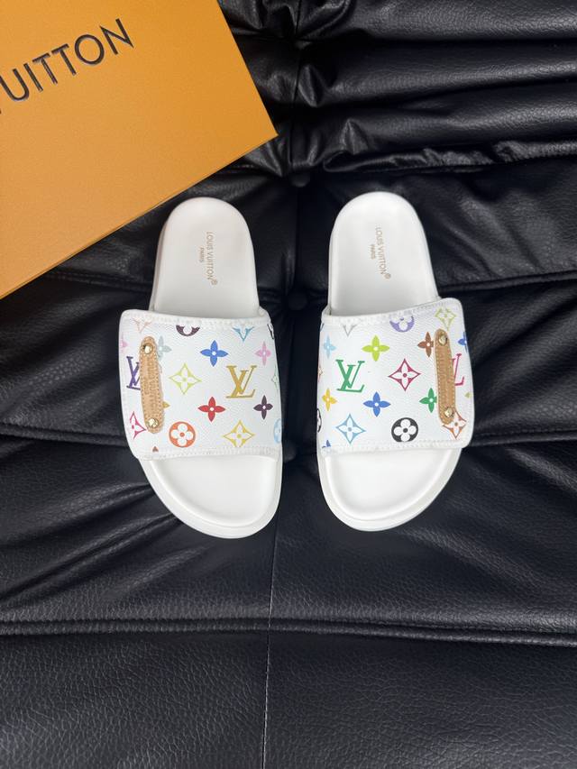 38-45 Louis V* High-End Boutique Luxury Slippers 1:1 High-End Quality Leisure