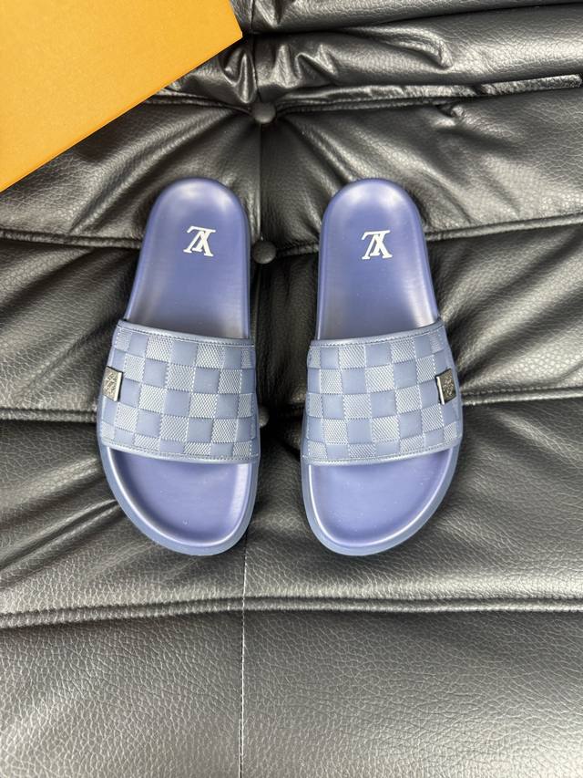 38-45 Louis V* High-End Boutique Luxury Slippers 1:1 High-End Quality Leisure
