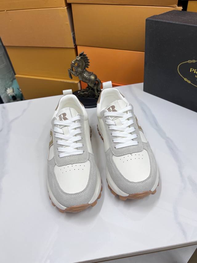 Factory Price Pp Prada Casual Shoes Official Website Synchronized New Imported W