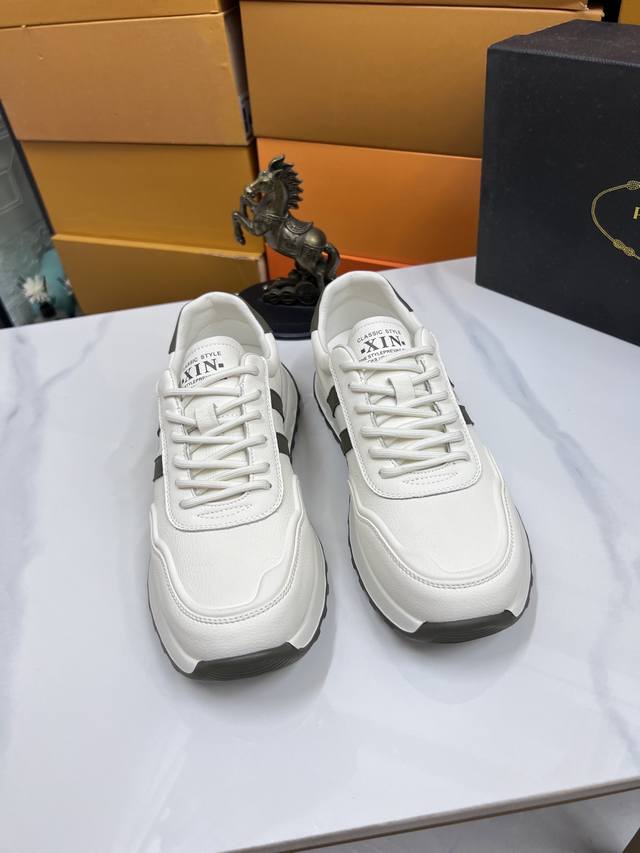 Factory Price Pp Prada Casual Shoes Official Website Synchronized New Imported W