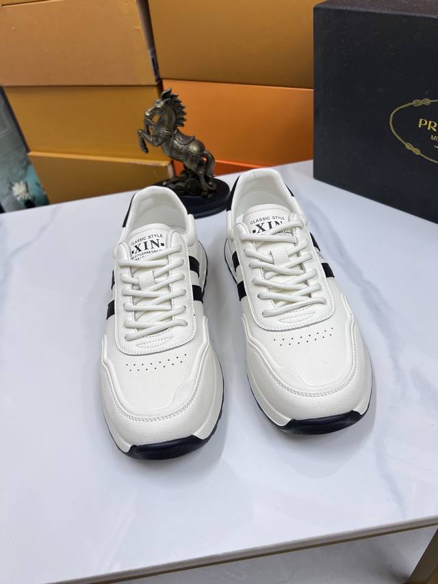 Factory Price Pp Prada Casual Shoes Official Website Synchronized New Imported W