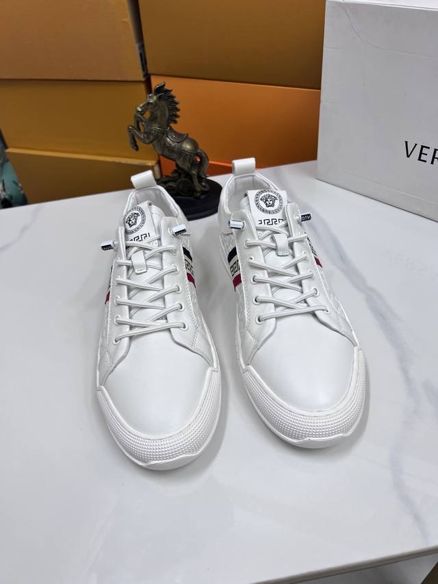 Factory Price P Versace New Boutique Casual Shoes Original High-Quality Upper Im