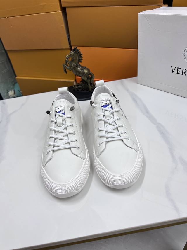 Factory Price P Versace New Boutique Casual Shoes Original High-Quality Upper Im