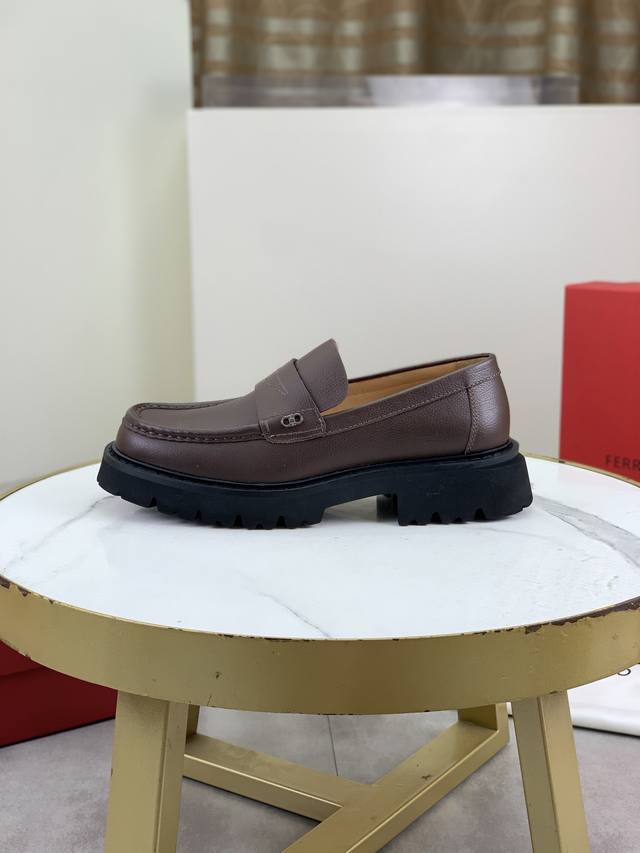 Factory P Price P Top Quality Salvatore Ferragamo Ferragamo Business Leather Sho