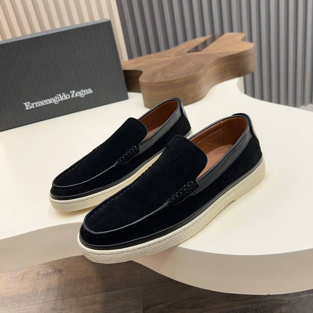 ermenegildo Zegna's New Garonne Flex Is A Rare Slip-On Shoe. It Uses Imported