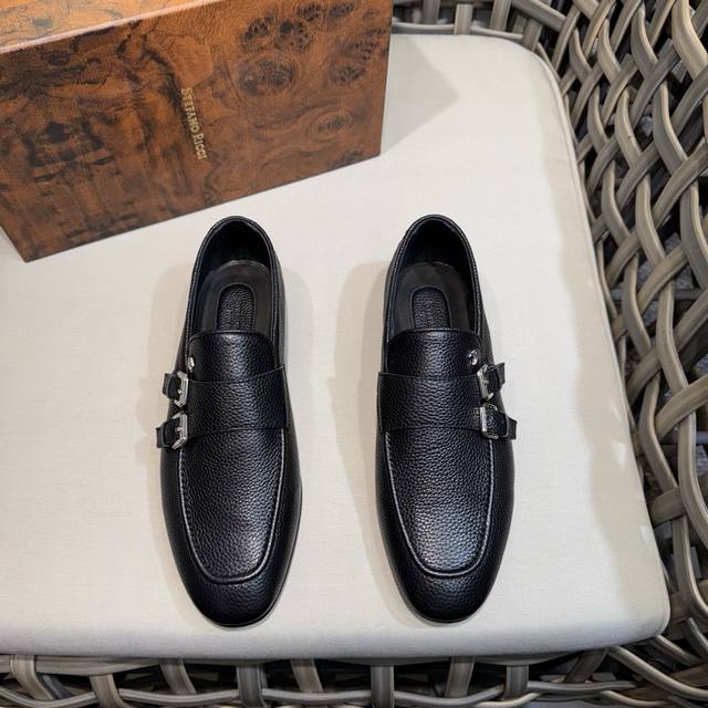 stefano Ricci High-End Men's Formal Casual Leather Shoes High-End Atmosphere