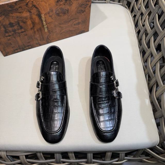 Stefano Ricci High-End Men's Formal Casual Leather Shoes High-End Atmosphere Pri