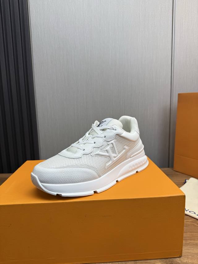 Factory P Price Lv. Men's Shoes Counter Hot Sale Official Website Synchronizatio