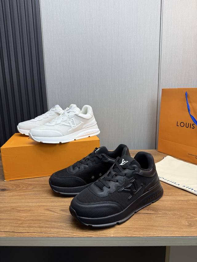 Factory P Price Lv. Men's Shoes Counter Hot Sale Official Website Synchronizatio