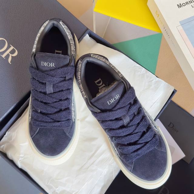 Top Version Couple's Model Dior Dior X Denim Tears Joint Collaboration Model B33