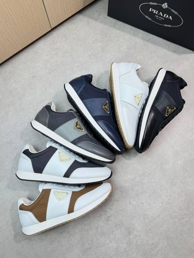 prada - High-End Quality Original Casual Sports Shoes - Upper Made Of Nappa C