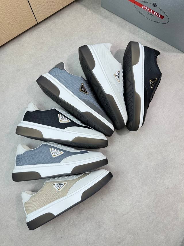 prada - High-End Quality Original Casual Sports Shoes - Upper Made Of Branded