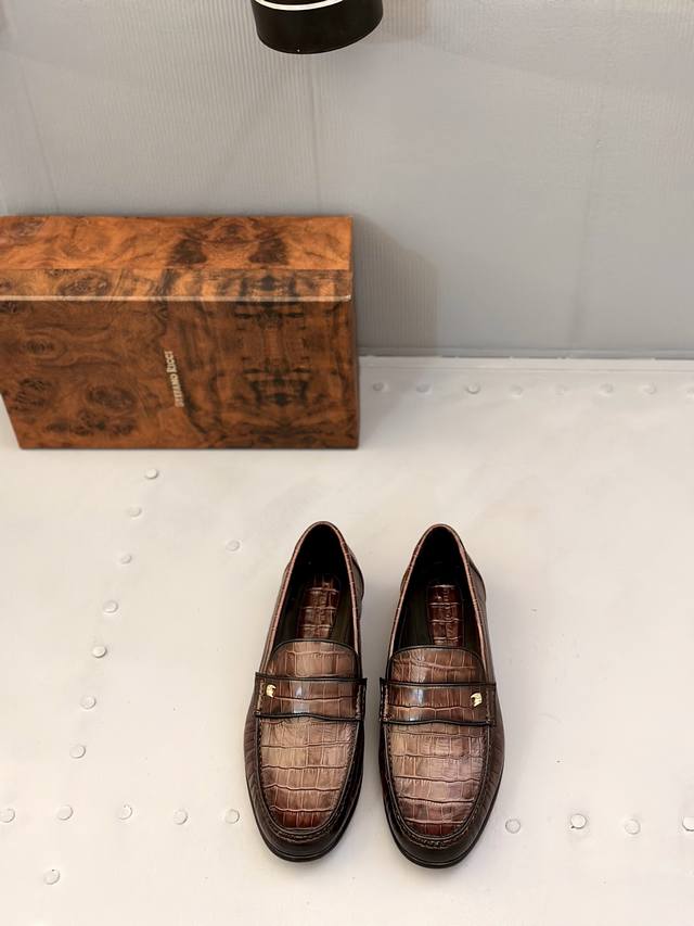 stefano Ricci High-End Men's Formal Casual Leather Shoes, High-End And Atmosp