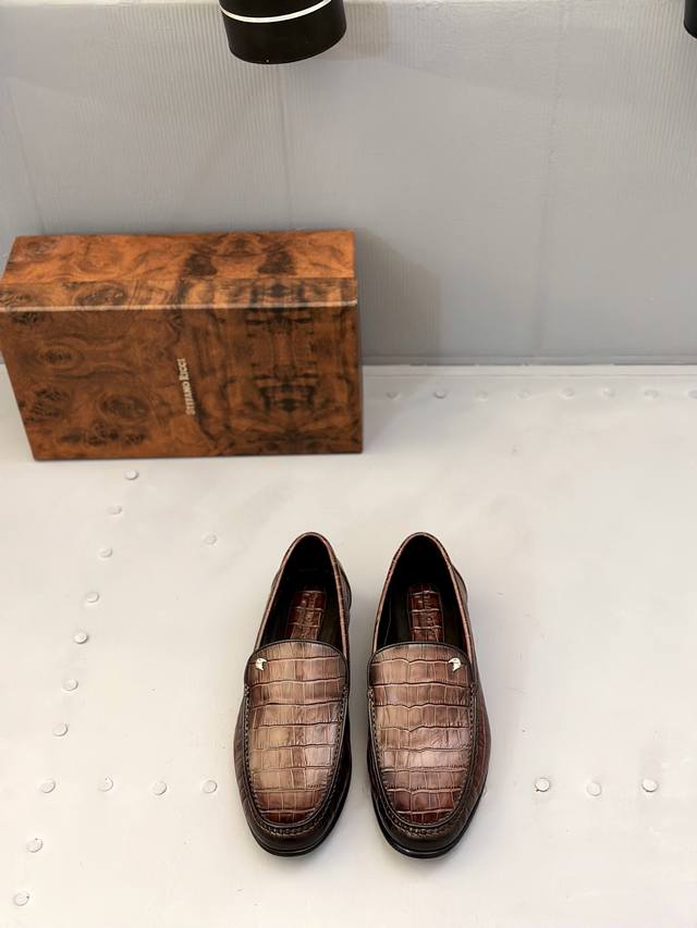 stefano Ricci High-End Men's Formal Casual Leather Shoes, High-End And Atmosp