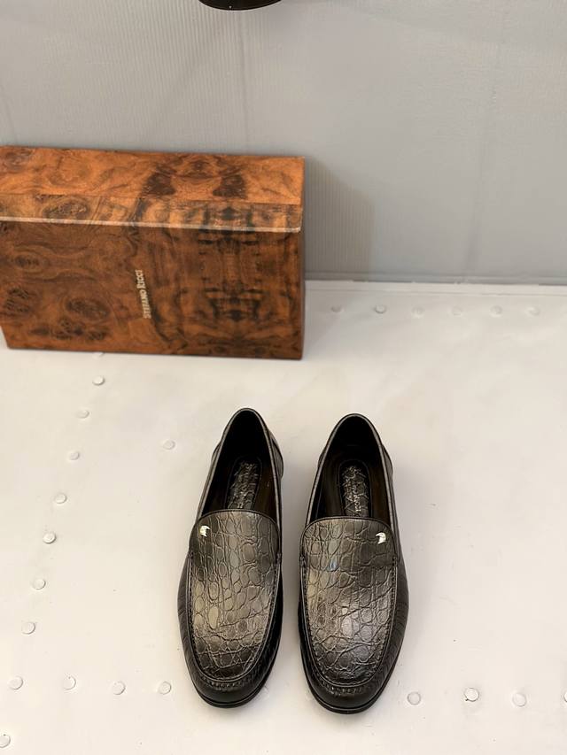 stefano Ricci High-End Men's Formal Casual Leather Shoes, High-End And Atmosp